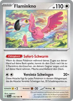 Pokémon-Karte Flaminkno 170/193