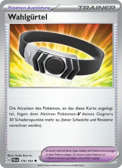 Pokémon-Karte Wahlgürtel 176/193