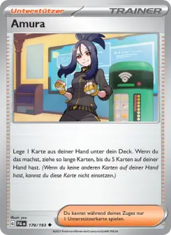 Pokémon-Karte Amura 179/193