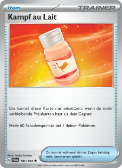 Pokémon-Karte Kampf au Lait 181/193