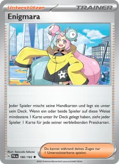 Pokémon-Karte Enigmara 185/193