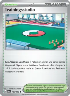 Pokémon-Karte Trainingsstudio 186/193