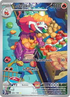 Pokémon-Karte Lokroko 202/193