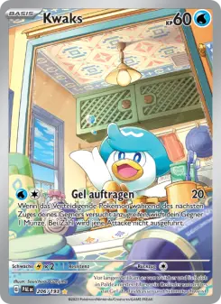 Pokémon-Karte Kwaks 206/193