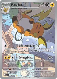 Pokémon-Karte Raichu 211/193