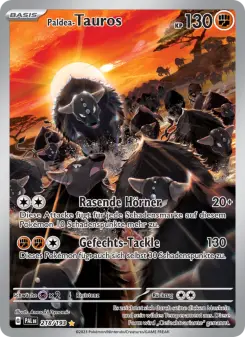 Pokémon-Karte Paldea-Tauros 218/193