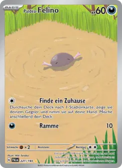 Pokémon-Karte Paldea-Felino 221/193