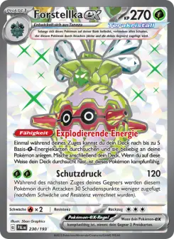 Pokémon-Karte Forstellka-ex 230/193