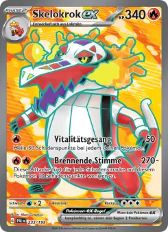 Pokémon-Karte Skelokrok-ex 233/193