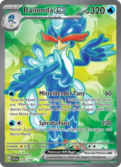 Pokémon-Karte Bailonda-ex 235/193