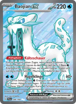Pokémon-Karte Baojian-ex 236/193