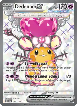 Pokémon-Karte Dedenne-ex 239/193