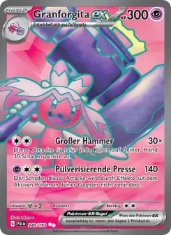 Pokémon-Karte Granforgita-ex 240/193
