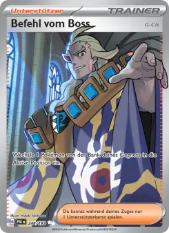 Pokémon-Karte Befehl vom Boss 248/193