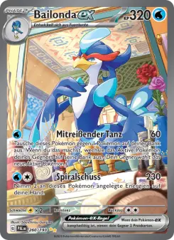 Pokémon-Karte Bailonda-ex 260/193