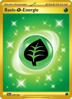 Pokémon-Karte Basis-Grass-Energie 278/193