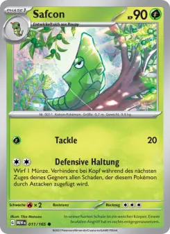 Pokémon-Karte Safcon 011/165