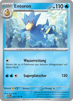 Pokémon-Karte Entoron 055/165