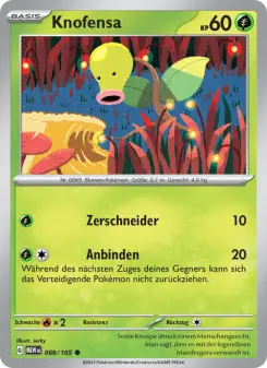 Pokémon-Karte Knofensa 069/165
