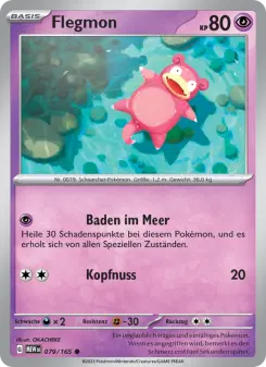 Pokémon-Karte Flegmon 079/165