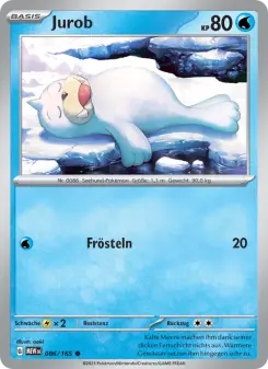 Pokémon-Karte Jurob 086/165