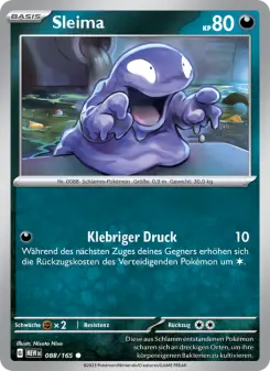 Pokémon-Karte Sleima 088/165
