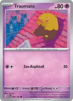 Pokémon-Karte Traumato 096/165