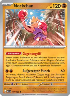 Pokémon-Karte Nockchan 107/165