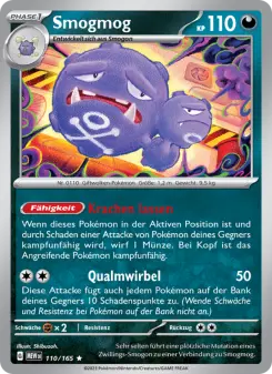 Pokémon-Karte Smogmog 110/165