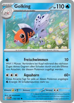 Pokémon-Karte Golking 119/165