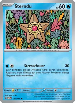 Pokémon-Karte Sterndu 120/165