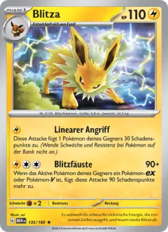 Pokémon-Karte Blitza 135/165