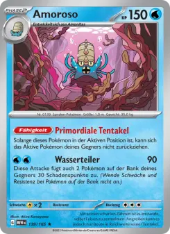 Pokémon-Karte Amoroso 139/165
