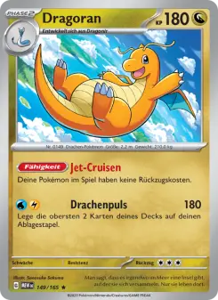 Pokémon-Karte Dragoran 149/165