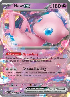 Pokémon-Karte Mew-ex 151/165