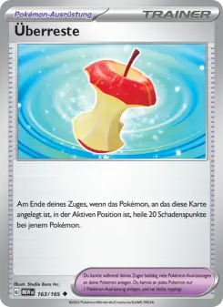 Pokémon-Karte Überreste 163/165