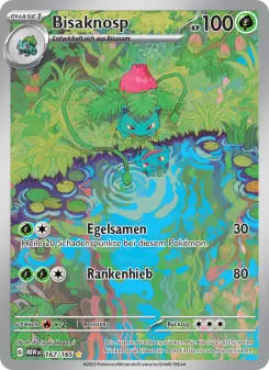 Pokémon-Karte Bisaknosp 167/165