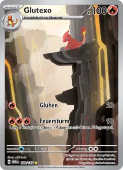 Pokémon-Karte Glutexo 169/165