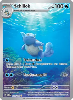 Pokémon-Karte Schillok 171/165