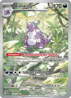 Pokémon-Karte Nidoking 174/165