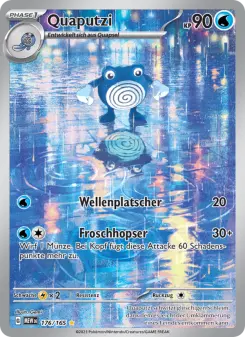 Pokémon-Karte Quaputzi 176/165