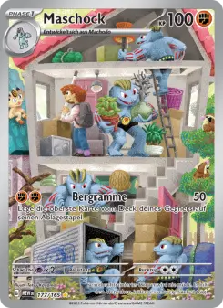 Pokémon-Karte Maschock 177/165