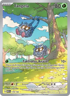 Pokémon-Karte Tangela 178/165