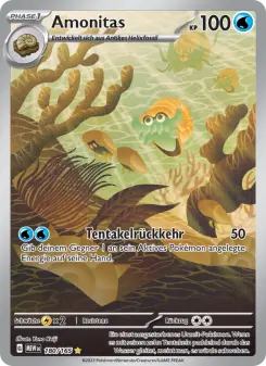 Pokémon-Karte Amonitas 180/165