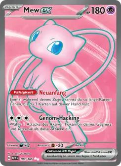 Pokémon-Karte Mew-ex 193/165