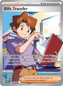 Pokémon-Karte Bills Transfer 194/165