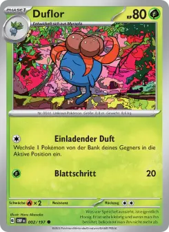 Pokémon-Karte Duflor 002/197