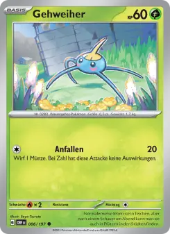 Pokémon-Karte Gehweiher 006/197