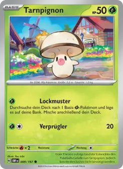 Pokémon-Karte Tarnpignon 009/197