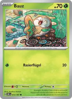 Pokémon-Karte Bauz 013/197
